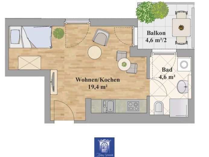 Entzückende Wohnung mit hochwertiger Ausstattung! Tageslichtbad! – Foto 1