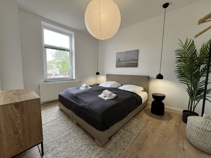 3 locali, cucina, bagno, balcone, fascino d’epoca, posto auto, Moritzberg – Kleines Schlafzimmer