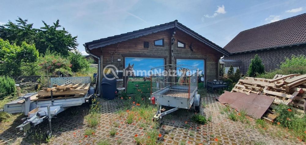 NEU***massives Blockhaus mit zwei Garagen auf 687 m² in Kall zum Schnäppchenpreis***TOPANGEBOT – Front