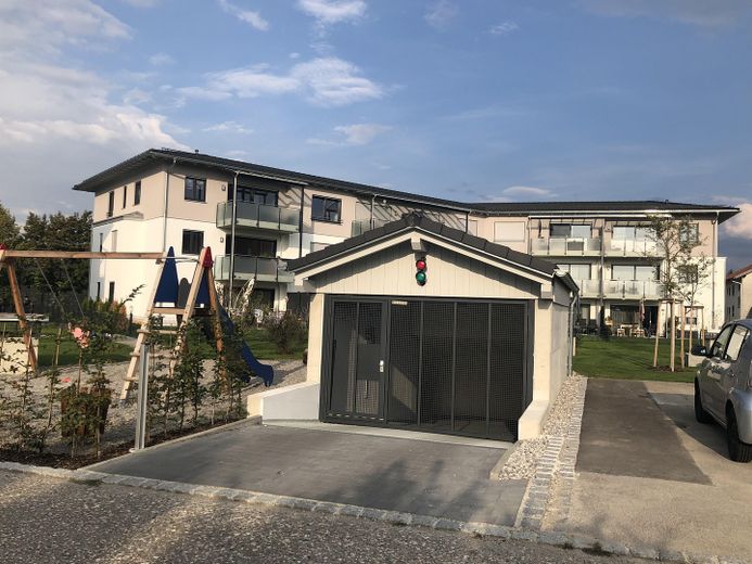 Appartement exclusif de 2 pièces au rez-de-chaussée avec grande terrasse orientée sud-ouest & jardin – écoénergétique à Buchloe – Photo 19
