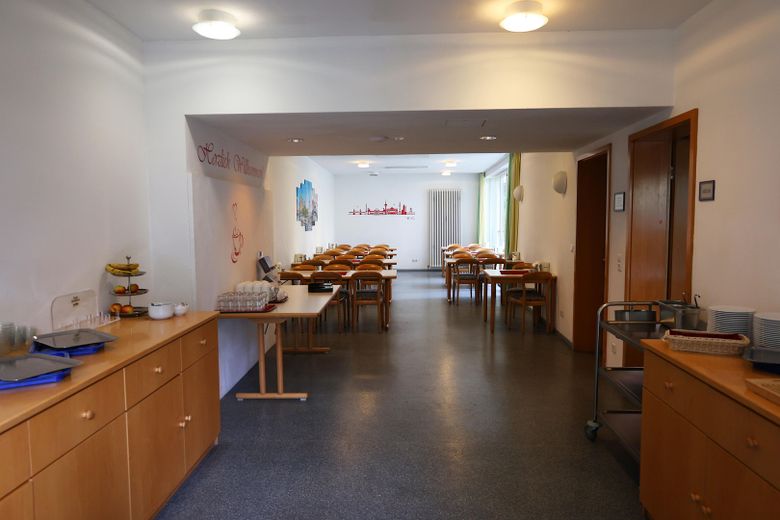 Complesso storico residenziale e commerciale con guest house a Berlin-Mitte – Sophienstraße – Gästehaus Speisesaal