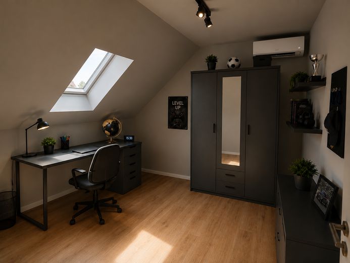 Moderne 4 Zimmer DG Wohnung mit Garten in ruhigem gehobenen Wohngebiet – SZ2