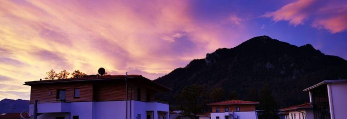 Panoramablick vom Balkon