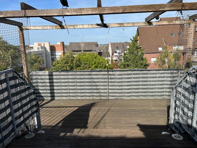 Tolle Maisonette-Wohnung mit Dachterrasse in Neuss-Zentrum – große Dachterrasse