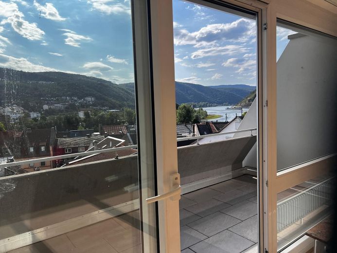 Blick vom Wohnzimmer 