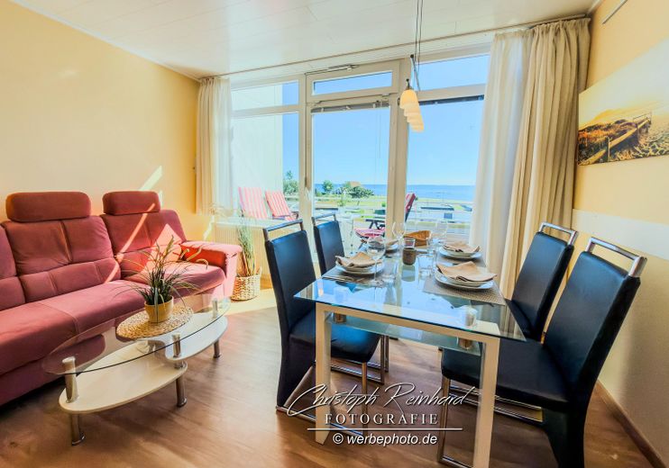 Vista mozzafiato sul Mar Baltico: appartamento vacanze di 2 locali Südstrand Fehmarn – Atemberaubende Aussicht
