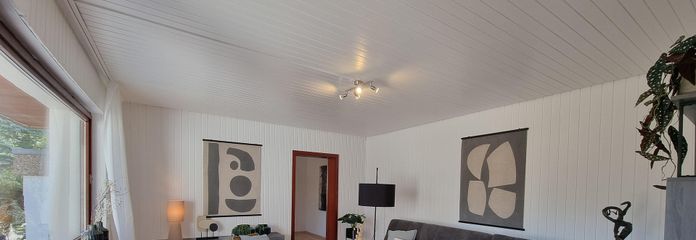 Bel bel bungalow come casa unifamiliare o bifamiliare  -SENZA PROVVIGIONE- – Wohnzimmer OG