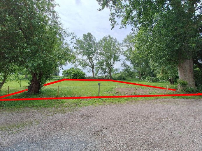 Markierung Grundstück