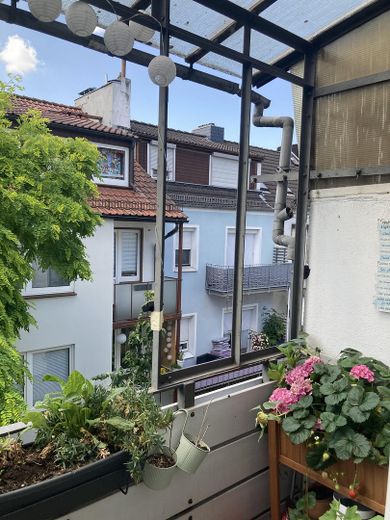 2-room apartment with balcony in the lively Findorff – Ausblick Balkon