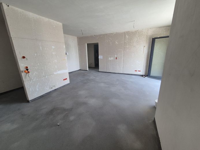Wohnung im Bau, stadtnah im Hafenquartier Graf Bismark mit Balkon am Yachthafen/Kanal für 2 Personen – Ess-Wohn-Küchenbereich Whg. 28
