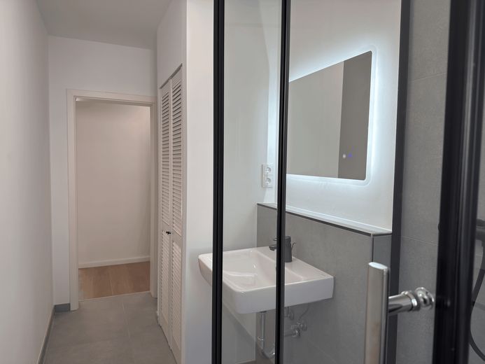 Modernisierte 2-Zimmer Wohnung mit Balkon im begehrten Rheingauviertel Wiesbaden – Badezimmer