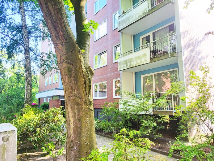 Wohnen auf Zeit: 2-Zimmer-Wohnung in Hamburg-Meiendorf – Wohnung rechts Hochparterre