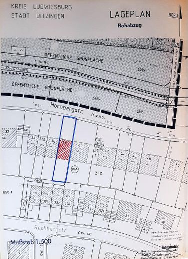 Lageplan Wohnhaus
