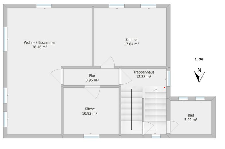 Grundriss 1. Obergeschoss
