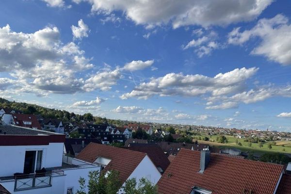 Zwabische Jura & Uitzicht op de luchthaven - maisonnette!