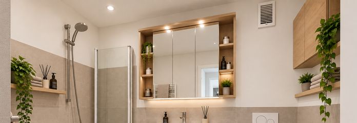 Erstbezug nach Kernsanierung – 3 Zimmer mit zwei Balkonen in Harlaching – Badezimmer