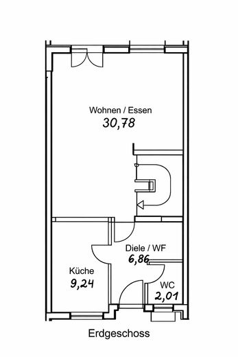 FAMILIENTRAUM in TOP-Lage - PROVISIONSFREI – Grundriss Erdgeschoss