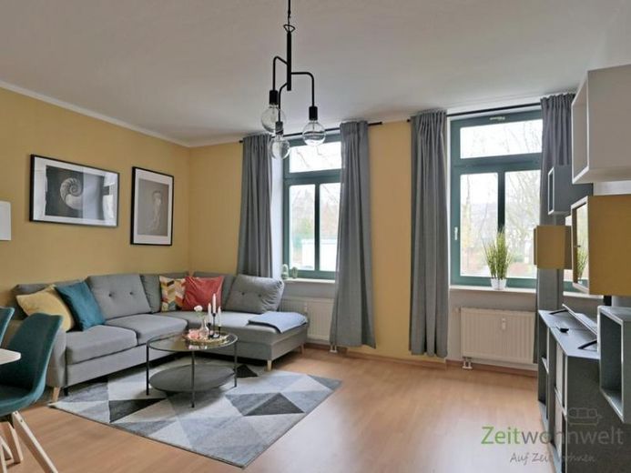 (EF0618_M) Chemnitz: Altendorf, möblierte 2-Zimmer-Wohnung in ruhiger Nebenstraße, WLAN und Waschmaschine vorhanden – Foto 1