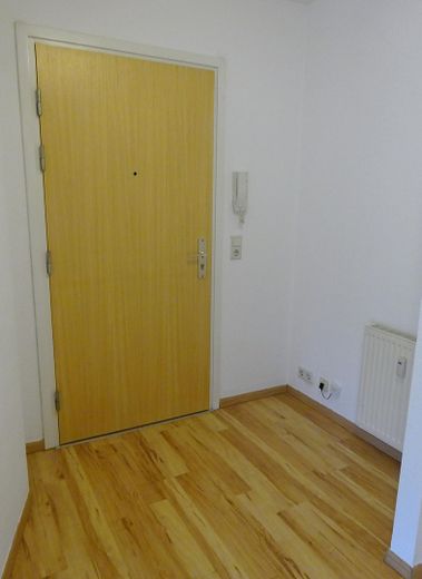 Helle 2-Zimmer-Wohnung, Balkon, neue EBK, Fahrstuhl, Naturschutzgebiet (Lesum) von Privat – Wohnungstür