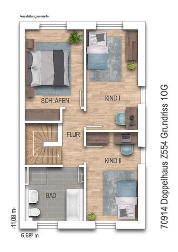 Grundriss Obergeschoss