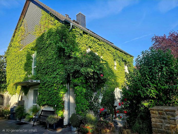 Top gepflegtes Haus*traumhafter Garten*zentrumsnah & naturverbundener Stadtteil Köln*3 Wohnkonzepte – Außenansicht