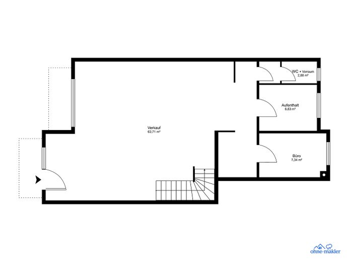 Grundriss Ladenlokal EG