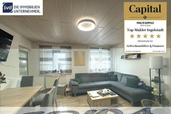 Well-designed 3-room ground floor apartment with garden and garage in Neuburg - A property from your real estate partner SOWA Immobilien und Finanzen