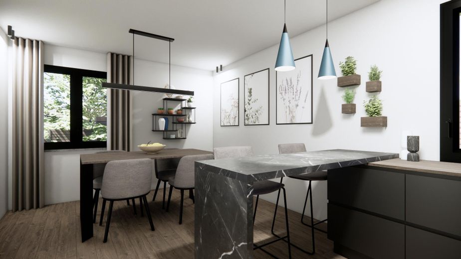 Wohnung 2 - Küche/Essbereich