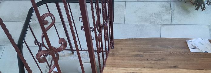 Treppe zur Wohnung