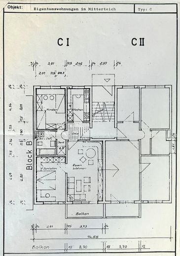 Grundriss Wohnung