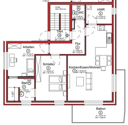 Erstbezug 3 Zimmer-Wohnung Meppen Esterfeld – Foto 2