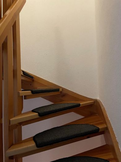 Treppen im Haus unrenoviert