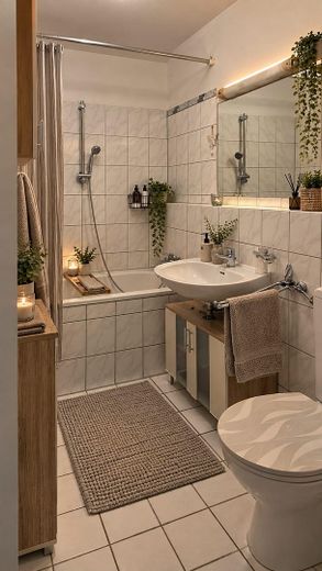 Lichtdurchflutete 3-Zimmer-Wohnung im Herzen von Frechen | provisionsfrei – Badezimmer