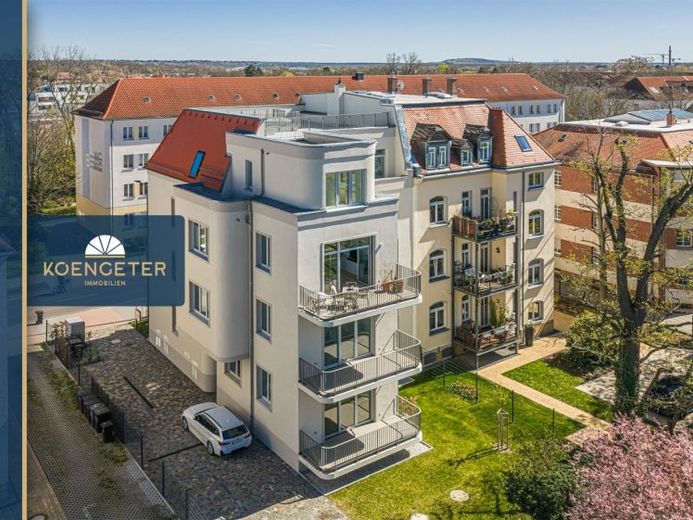 NUOVO: Rara opportunità a Markkleeberg: elegante appartamento al piano con ascensore e privacy – Photo 1