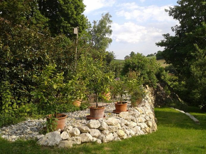 Terrassierung mit Natursteinen