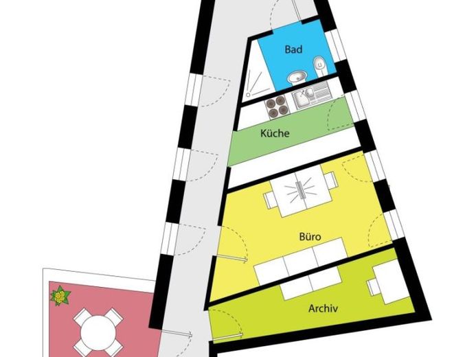 Entspanntes Arbeiten in Traumlage am Neumarkt! Exklusive Büroeinheit mit Charme! – फोटो 1