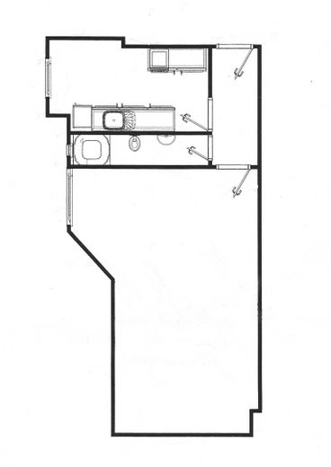 Luminoso apartamento antiguo de 1 habitación con cocina independiente – disponible para ocupar de inmediato – Foto 19