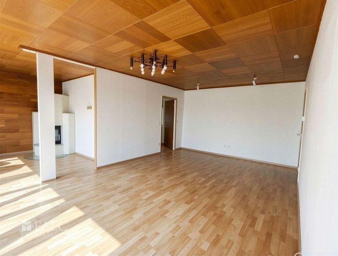 Gepflegtes Einfamilienhaus mit Wintergarten, Kamin &amp; moderner Ausstattung – Wohnzimmer