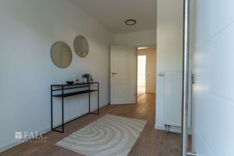 Sanierter familienfreundlicher Winkelbungalow in Bestlage – Einrichtungsanimation