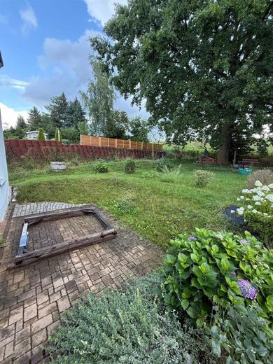 Günstiges EFH mit Terrasse, Garage, Dusche und sonnigem Grundstück am grünen Ortsrand – Garten