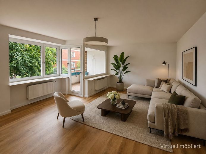 Modern wohnen im Alstertal – stilvoll modernisiert, Südloggia & provisionsfrei – Foto 14