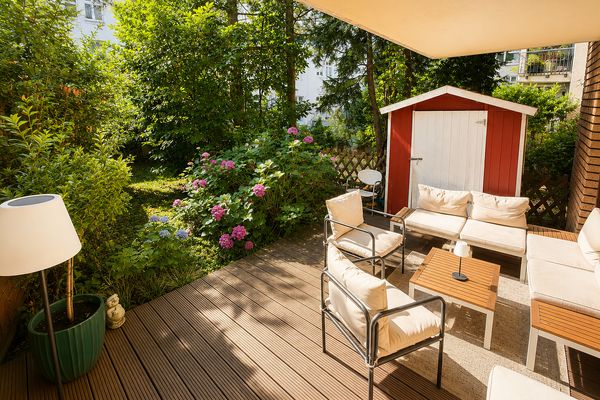 Centraal & rustig appartement met tuin midden in Hamburg