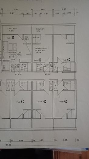 Neu saniertes Appartement in der Gotthardstr. 8 in Laim von privat zu vermieten – Grundriss Typ C