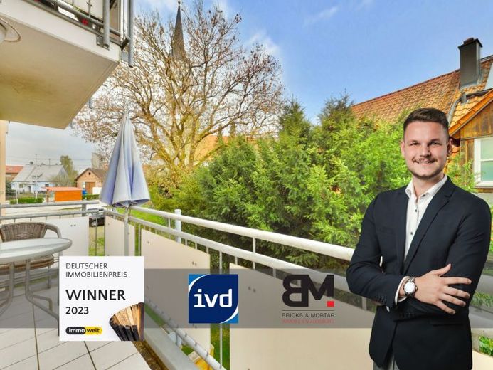 Casa a Hiltenfingen: luminoso appartamento in proprietà in complesso ben curato – Foto 1