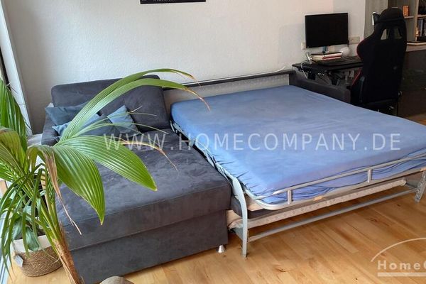 Praunheim 8072182 -schön möblierte 1,5 Zimmerwohnung mit Gartenblick
