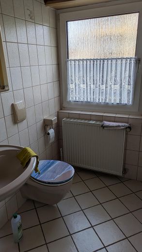 Badezimmer mit Dusche und WC