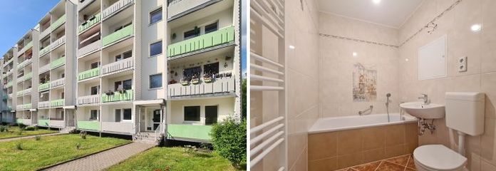 2 Warmmieten geschenkt*: chice, renovierte Balkonwohnung im beliebten 1. Obergeschoss
