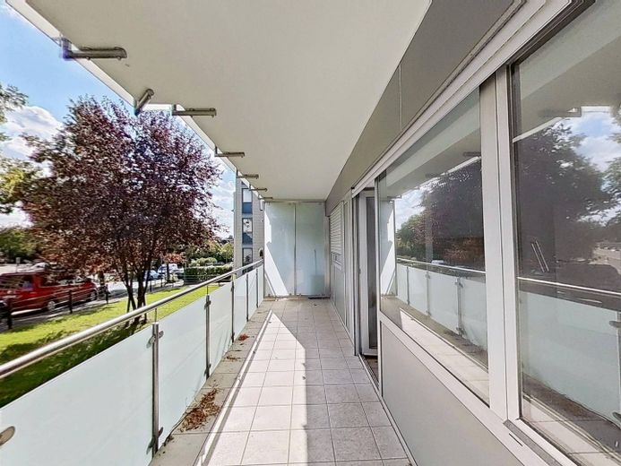 **Helles 1-Zimmer-Apartment mit Balkon im Hochparterre in Ratingen** – Ansicht I: Balkon