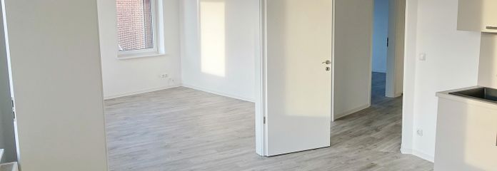 Essküche und Wohnzimmer