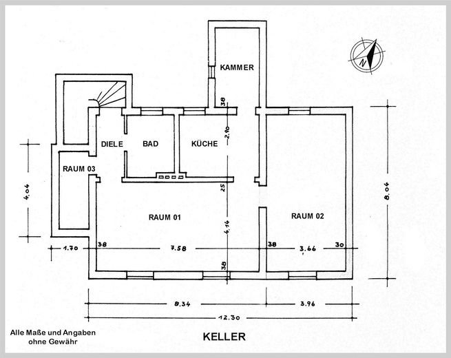 SOLIDER ALTBAU-EINFAMILIENHAUS – GROßES GRUNDSTÜCK - 12357 BERLIN-RUDOW - BLUMENVIERTEL- BEZUGSFREI - PROVISIONSFREI – Foto 13